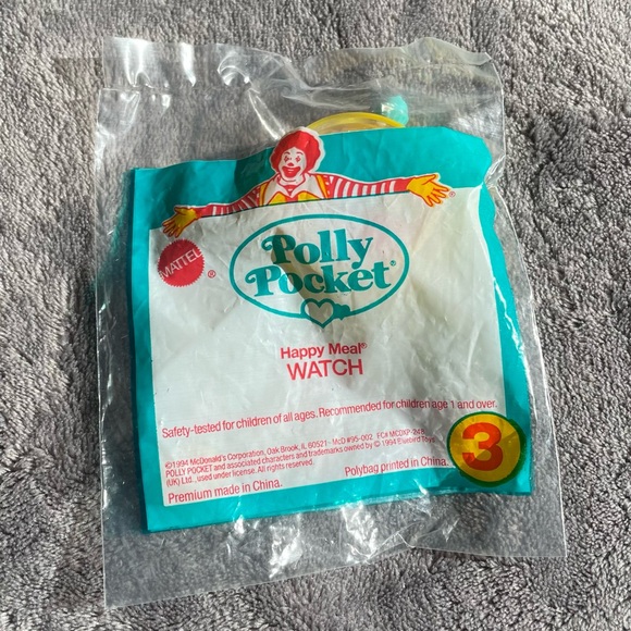McDonald's Happy Meal Toy " POLLY POCKET WATCH" 1994 Original package. - Picture 5 of 5